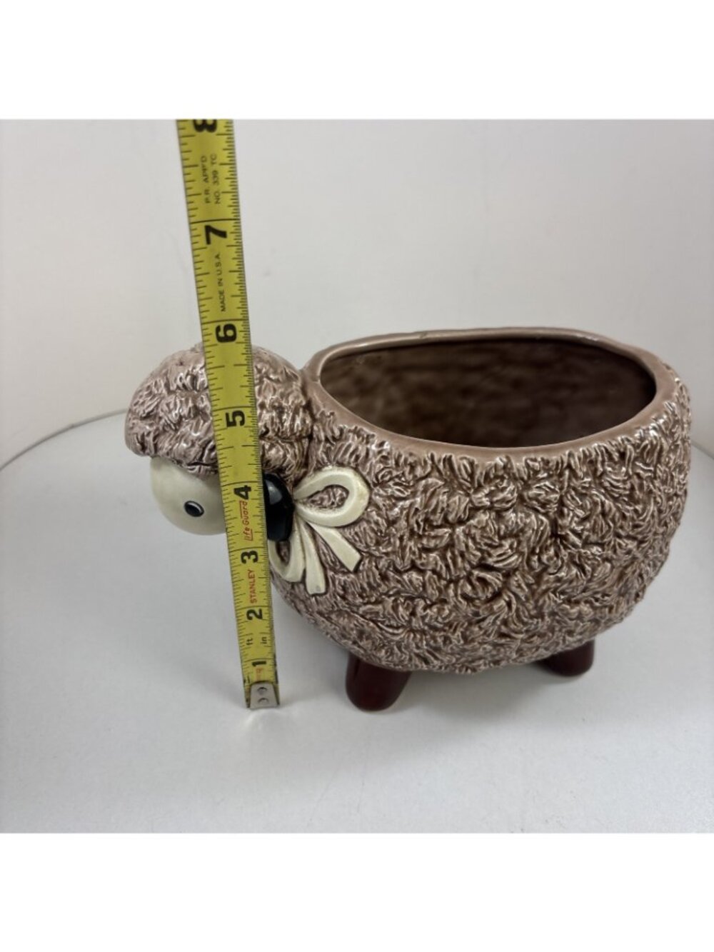Sheep Planter Otagiri Japan Vintage Planter Vase Succulents Cacti Flowers - Picture 3 of 6